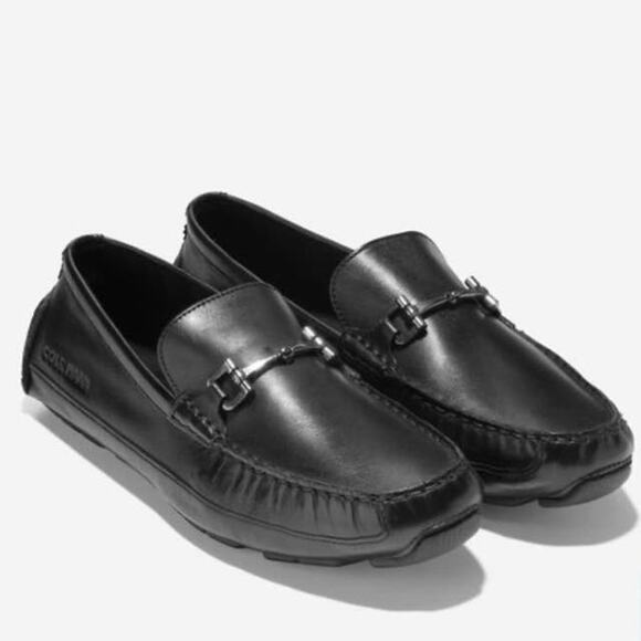 Cole Haan Other - Cole Haan Men's Wyatt Bit Driver Loafer Leather Black Size 9.5